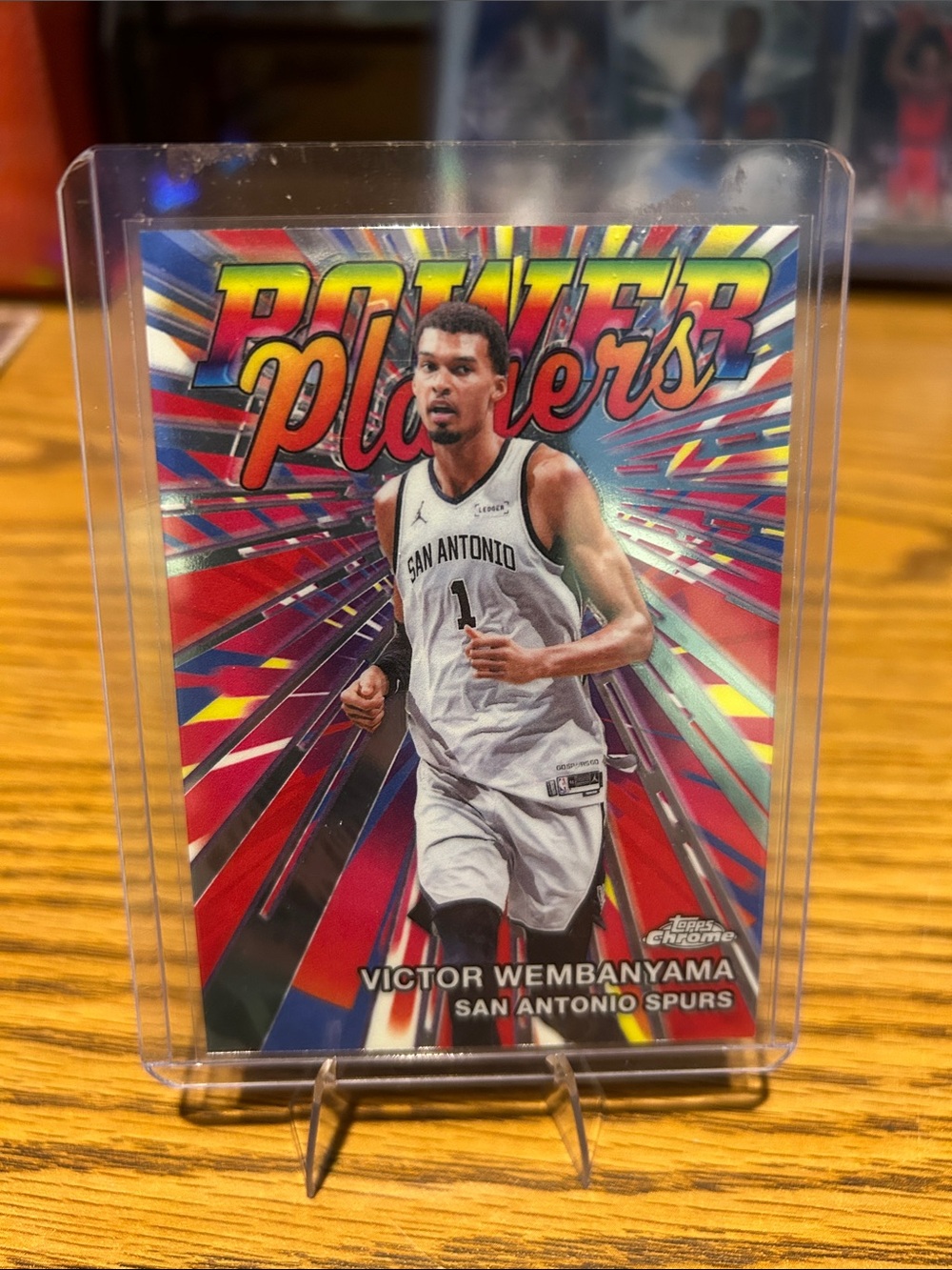 Topps Chrome update Victor Wembanyama Power Players San Antonio Spurs